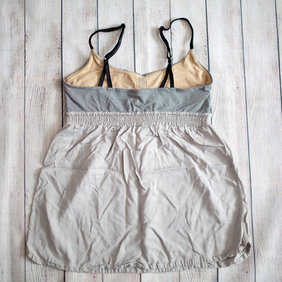 Lululemon Grey/Brown Striped Tank Top - Picture 5 of 6